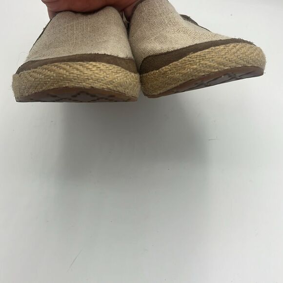 UGG women’s Delizah natural canvas slip on loafer size 6 - Picture 4 of 8